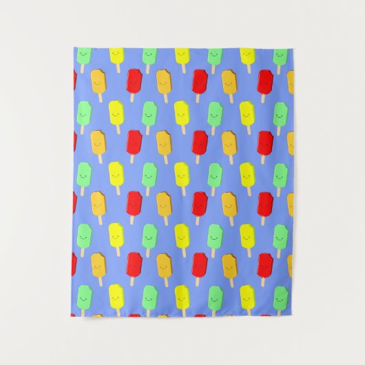 Fruchteis-Pop-Muster Wandteppich (Vorderseite)