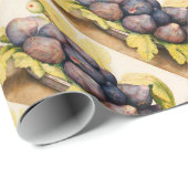 FRUCHTEN DER SAISON / PLATZ MIT FEIERN UND GRÜNEN  GESCHENKPAPIER (Rolleneckpunkt)