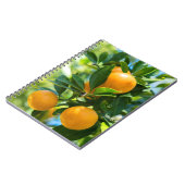 Fruchtender Orangenbaum Notizblock (Linke Seite)