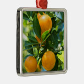 Fruchtender Orangenbaum Ornament Aus Metall (Rechts)