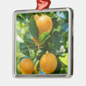 Fruchtender Orangenbaum Ornament Aus Metall (Links)