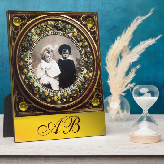 FRUCHTENINNENRENAISSANCE OBST MONOGRAMM FOTOPLATTE (Seite)