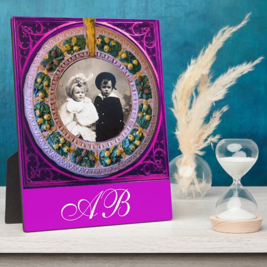 FRUCHTENINNENRENAISSANCE OBST MONOGRAMM FOTOPLATTE (Seite)