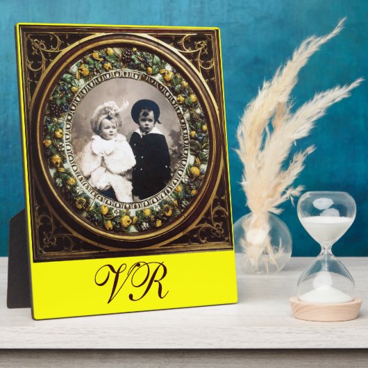 FRUCHTENINNENRENAISSANCE OBST MONOGRAMM FOTOPLATTE (Seite)