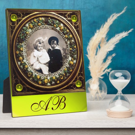 FRUCHTENINNENRENAISSANCE OBST MONOGRAMM FOTOPLATTE (Seite)