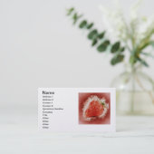 Fruchterdbeerrebeblattspritzen-Musterbüro Visitenkarte (Stehend Vorderseite)