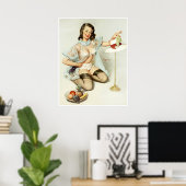 Fruchtes Button Poster (Heimbüro)