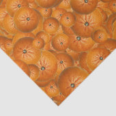 Fruchtes Fun Mandarine Druckmuster Seidenpapier (Ausschnitt)
