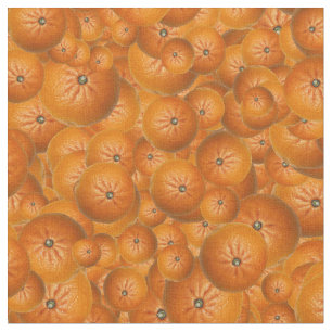 Fruchtes Fun Mandarine Druckmuster Stoff