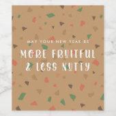 Fruchtes Weinetikett (Einzelnes Label)