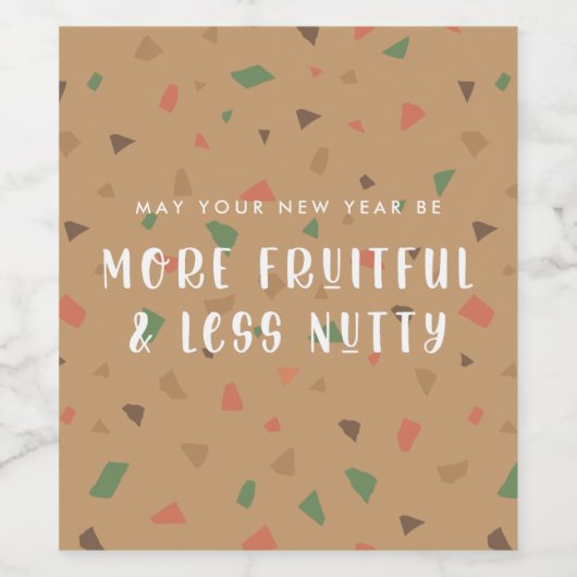 Fruchtes Weinetikett (Einzelnes Label)