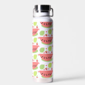 Früchtesalat-Schale Wassermelone Erdbeeren Trinkflasche (Rückseite)
