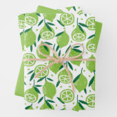 Früchtewaschpapier Geschenkpapier Set (Beispiel)