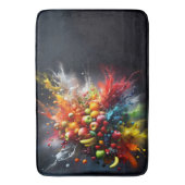 Fruchtexplosion Badematte (Vorderseite Vertikal)