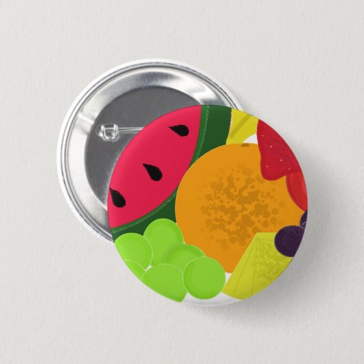 Fruchtexplosion Button (Vorne & Hinten)