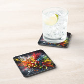 Fruchtexplosion Getränkeuntersetzer (Rechte Seite)