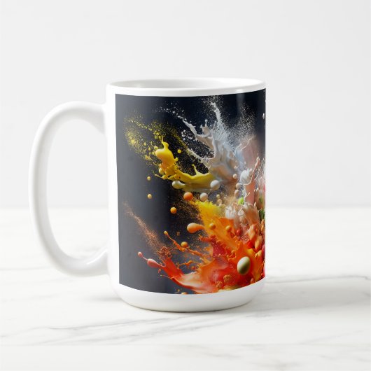Fruchtexplosion Kaffeetasse (Links)