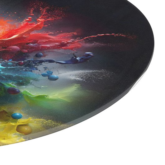 Fruchtexplosion Schneidebrett (Ecke)