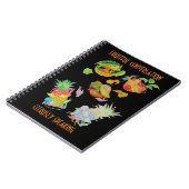 FRUCHTFÄLTIGE KONVERSATION SPIRALISCHES NOTEBOOK NOTIZBLOCK (Linke Seite)