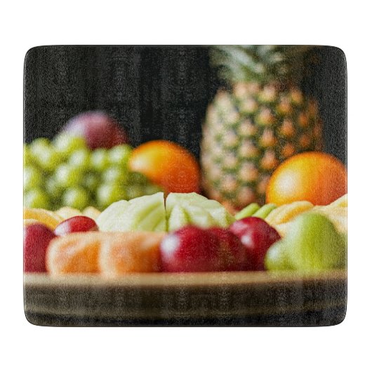 Fruchtfarben Schneidebrett (Vorderseite)