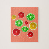 Fruchtfarbene Fruchtmuster Puzzle (Vertikal)