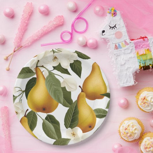 Fruchtfiesta - Thema buntes Obst Pappteller (Party)