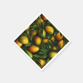 Fruchtfiesta - Thema buntes Obst Serviette (Ecke)