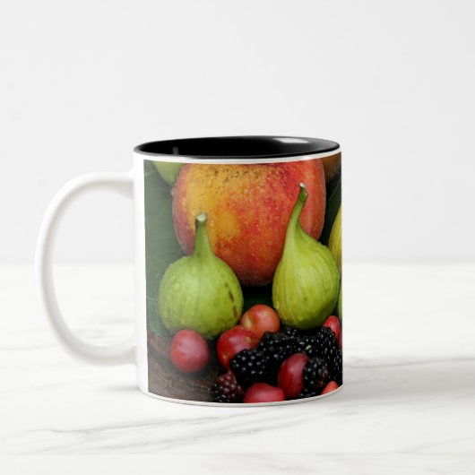 Fruchtfiguren BlackBerry Peach Tasse (Links)