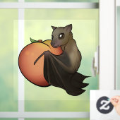 Fruchtfledermaus Fensteraufkleber (Zuhause)