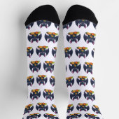 Fruchtfledermaus Socken (Oben)
