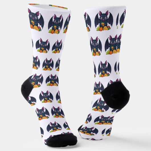 Fruchtfledermaus Socken (Gewinkelt)