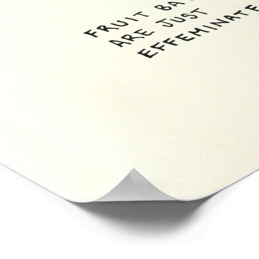 Fruchtfledertributt Poster (Ecke)