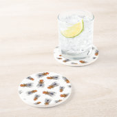 Fruchtfliege - Drosophila melanogaster Getränkeuntersetzer (Seite)