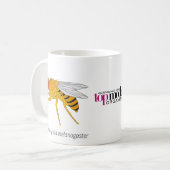 Fruchtfliege-Tasse Kaffeetasse (Vorderseite Links)