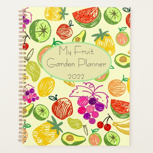Fruchtgarten Spiral Journal Planer (Vorderseite)
