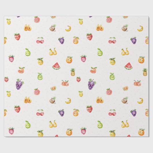 Fruchtgedankenpapier Geschenkpapier (Flach)