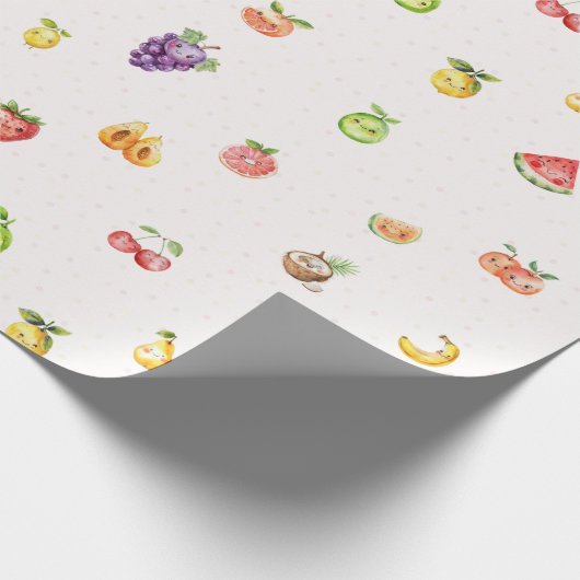 Fruchtgedankenpapier Geschenkpapier (Ecke)