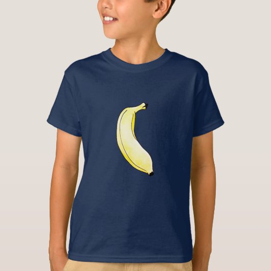 Fruchtgelbe Banane T-Shirt (Vorderseite)