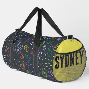Fruchtgelber Individuelle Name Duffle Bag