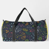 Fruchtgelber Individuelle Name Duffle Bag (Rückseite)