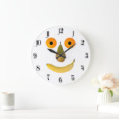 Fruchtgesicht Große Wanduhr (Zuhause)