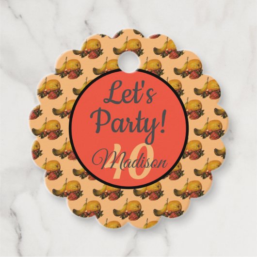 Fruchtgift / Gefälligkeitstempel Geschenkanhänger (Vorderseite)