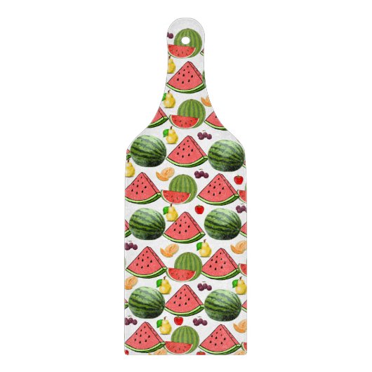 Fruchtglaszuschnitt Schneidebrett (Vorderseite)