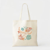 Fruchthandgezeichnete Tote-Tasche Tragetasche (Vorne)