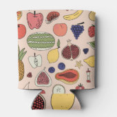 Fruchthandgezeichnete Vintage Illustration. Dosenkühler (Rückseite)