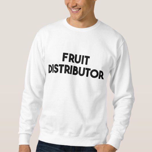 Fruchthändler Sweatshirt (Vorderseite)