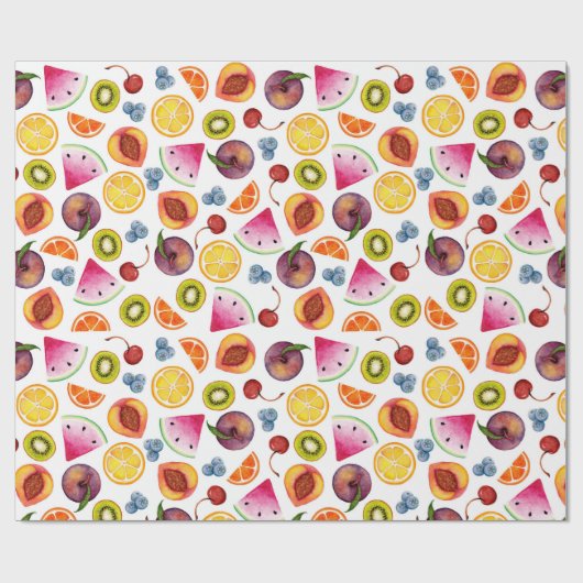 Fruchtig Geschenkpapier (Flach)