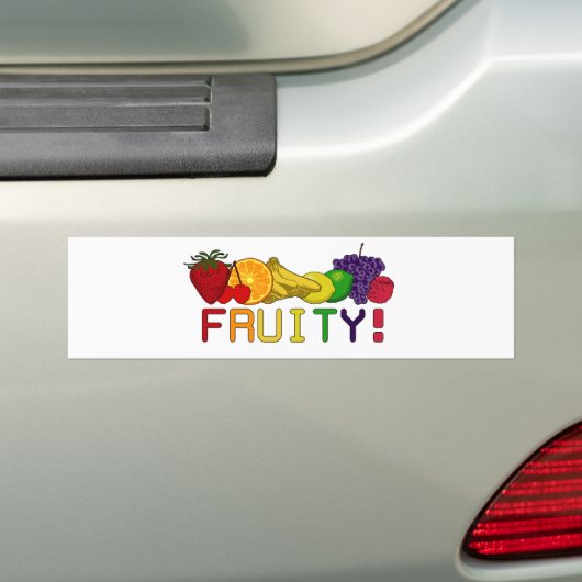 Fruchtig Obst! Autoaufkleber (Auf Auto)