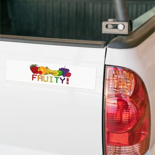 Fruchtig Obst! Autoaufkleber (Auf Lkw)