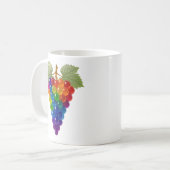 Fruchtig und farbenfroh kaffeetasse (Vorderseite Links)